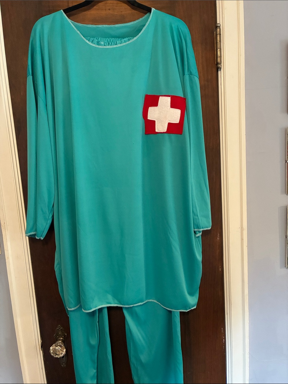 Unisex 4-Piece Medical Costume, Plus Size